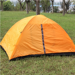200*150*110cm Folding 1-2 Person Double-layer Waterproof Tent for Camping (Random Color)