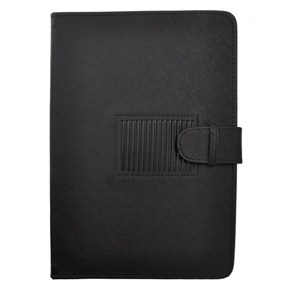 BuySKU42861 10-inch Leather Sheath Case Pouch for Tablet PC Touchpad with Kickstand (Black)