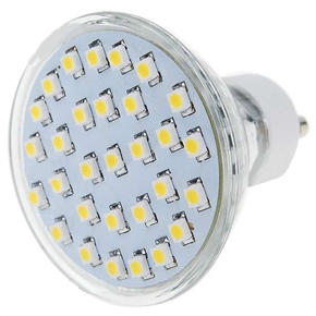 BuySKU61442 110V GU10 1.5W 30-LED 120-Lumen 3500K Light Bulb