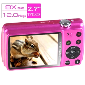 BuySKU61186 2.7" LCD Digital Camera with 12M Pixel CMOS & 8X Digital Zoom