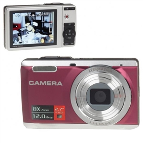 BuySKU61167 2.7" TFT LCD Digital Camera Camcorder with 8X Digital Zoom/ AV-Out/ SD Slot