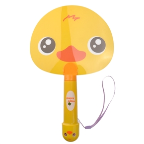 BuySKU66720 2-in-1 Multifunctional Small Duck Style Mini Handy Fan with Strap (Yellow)