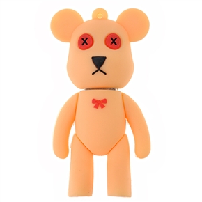 BuySKU60564 2GB Cute Momo Bear USB Flash Drive Flash Memory U Disk (Yellow)