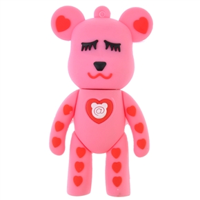 BuySKU60556 2GB Lovely Pink Momo Bear USB Flash Drive U Disk Flash Memory (Pink)