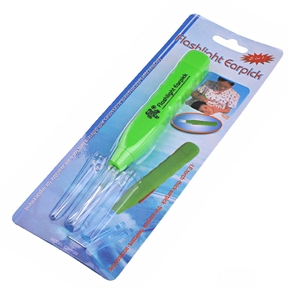 BuySKU62489 3-in-1 Flashlight Earpick Ear Wax Remover (Green)