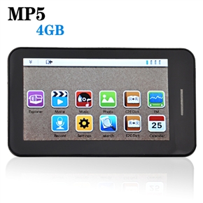 BuySKU63270 4.4 Inch Touchscreen 4GB MP5 with 32G TF Slot Recorder FM TV-Out