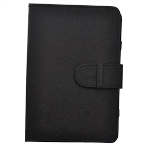 BuySKU42880 7-inch Leather Sheath Case Pouch for Tablet PC Touchpad with Kickstand (Black)