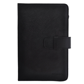 BuySKU42210 7-inch Tablet PC Leather Sheath Touchpad Case Pouch with Kickstand (Black)