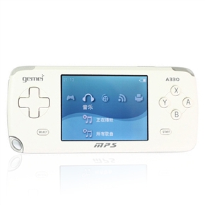 A330 Fashion Edition Multifunctional 3 Inch Screen 4GB Game Console (White) 
