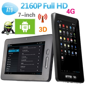 All Winner A10 1.2GHz 512M/4G Android 4.0 7-inch Capacitive Touchscreen Tablet PC with WiFi 2160P HDMI Camera (Black) 