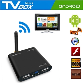 BuySKU66533 Allwinner A10 1GHz 1GB/4GB Android 4.0 Full HD 1080P Mini Android TV Box with WiFi /HDMI /AV /USB /TF Slot (Black)