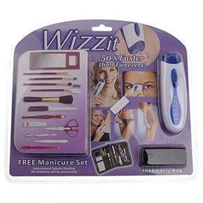 BuySKU62275 Automatic Tweezer & Manicure Set with Carrying Bag