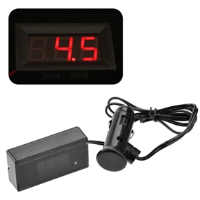 BuySKU59818 BM-030 LED Car Electric Meter Digital Gauge