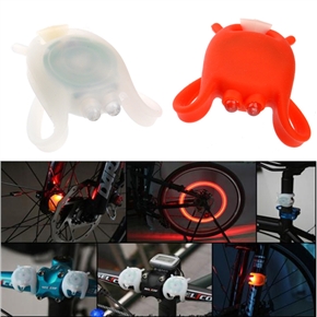 BuySKU67207 Beatles Shaped LED Bicycle Light with Silicone Band