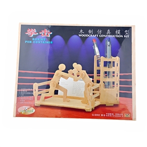 BuySKU60877 Boxing Pen-Container Woodcraft Construction Kit