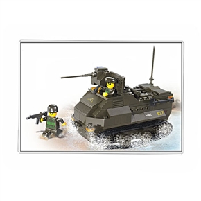 Building Blocks with Tank Squadrons Amphibian Shape Intelligence Educational Toy