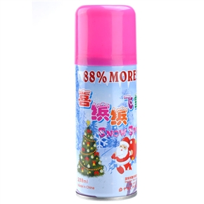 BuySKU61562 Christmas 288ml Vivid Snow Shaped Foam for Christmas Party (Random Color)