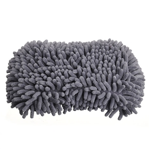 Coral Formed Car Wash Sponge Soft Car Cleaner Car Washer with Elastic (Grey)