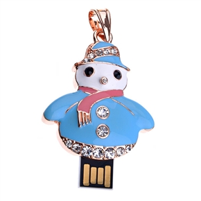 BuySKU60857 Delicate 4GB USB Flash Memory Drive Christmas Snowman U Disk Christmas