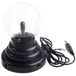 BuySKU61719 Desktop Magic Plasma Crystal Ball with Blue & Red Light for Costume Balls /Halloween /Decoration /Performances