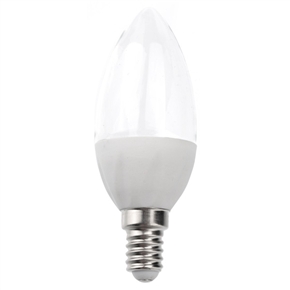 BuySKU67832 E14 2W 108-Lumen AC220-240V Pure White Light Transparent LED Ceramic Bulb Light Lamp