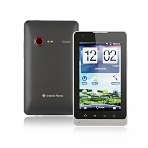 E8 Android 2.3 Dual SIM Quad Band 5.0-inch Capacitive Touchscreen 3G Smart Phone with WiFi GPS TV Dual-camera (Black) 