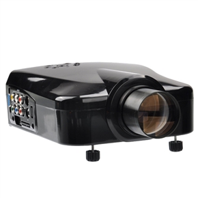 BuySKU64522 EPV3202A 3.2-inch LCD Portable LED Projector with AV /S-Video /YPbPr /VGA /HDMI /TV (Black)