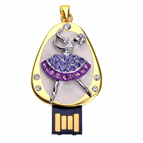 Elegant 4GB USB Flash Memory Drive Christmas Dancing U Disk Christmas