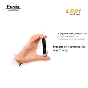 BuySKU63472 Fenix CREE XP-E LED (R2) LD01 R4 85Lumes LED Flashlight (Black)