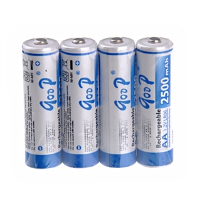 BuySKU62235 GD-2500mAh 1.2V AA Rechargeable Ni-MH Battery (4 pcs/set)