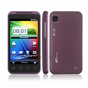 GT G2 Android 4.0 Dual SIM Quad Band 4.0-inch Capacitive Touchscreen 3G Smart Phone with WiFi GPS Dual-camera (Purple) 