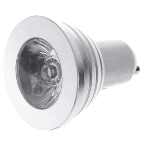 BuySKU61465 GU10 3W RGB Multicolored LED Lamp Bulb Light with IR Remote Controller (85~265V)