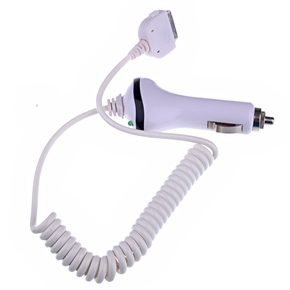 BuySKU60988 High Quality 2000mA Car Charger for iPad (White)