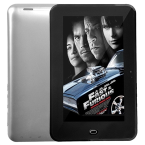 IMAPx210 1GHz 256MB/4GB Android 2.3 7-inch Resistive Touch Screen Tablet PC with WiFi Front-camera (Silver)