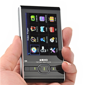 BuySKU63929 JXD 698 4GB 2.8 Inch TFT-LCD Screen MP4 Player with 1.3MP Camera & FM & TV-In/Out (Black)