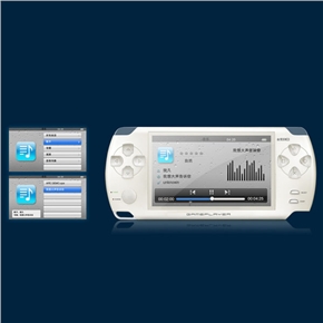 JXD V3000 4.3" TFT-CLD 4G Game Console with Multimedia Player /3.0MP Back Camera /HDMI /AV-Out /TF Slot (White)