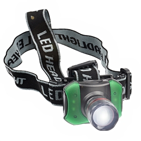 BuySKU64676 LS-8777 Telescopic Zoom 3-Mode 1W LED Head Lamp Headlight with Adjustable Head Strap