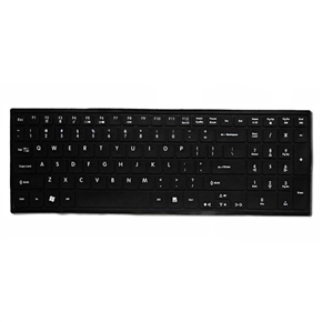 Laptop Keyboard Skin Film Cover Protector for Acer 5938/5937Z/5810/5536/5738/5536G (Black)