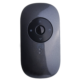Mini 2.4G Wireless Smart Mouse with Red Laser Beam Presentation Controller (Black)