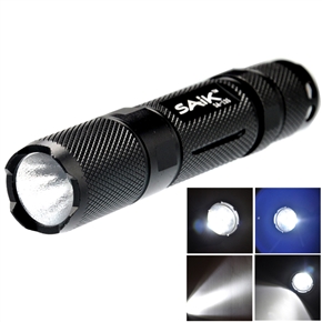 Mini Type SA-135 CREE R2 260-Lumen 1-Mode Waterproof LED Flashlight Torch (Black) 