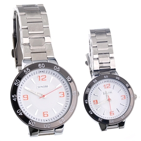 BuySKU58539 Noble and Fashion Design Couple Watch