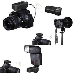 BuySKU66849 PE-16NE 3-in-1 Wireless Remote Trigger with Umbrella Holder for CANON 7D /5D II /60D /600D