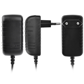 BuySKU65781 Portable 2.5mm 9V/2A EU-plug Wall Travel Power Adapter Charger (Black)