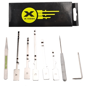 BuySKU65390 Professional Metal Disassembling Tools Set for XBOX360 (8 Pieces)