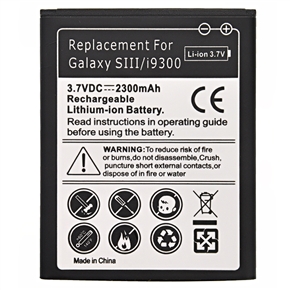 BuySKU65158 Replacement 3.7V 2300mAh Rechargeable Lithium-ion Battery for Samsung Galaxy SIII /I9300 (Black)