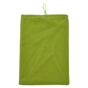 BuySKU64138 Soft Velvet Sleeve Bag Pouch Case for 7-inch Tablet PC (Light Green)