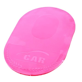 Super Sticky Silicone Car Anti-slip Mat Anti-skid Pad - 18*12cm (Translucent Red)