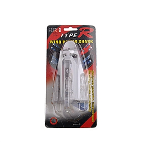 TY-073 Shark Fin Wind Power LED Car Light Decoration Flashlight Car Lamp (White)
