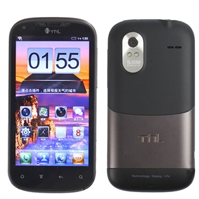 ThL V9 Android 4.0 MTK6575 1.0GHz Dual SIM 4.3-inch Capacitive Screen 3G Smart Phone with WiFi GPS Dual-camera (Black) 