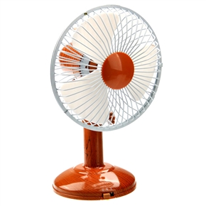 USB /4 * AA Batteries Powered Mini Fan with Oscillating Head